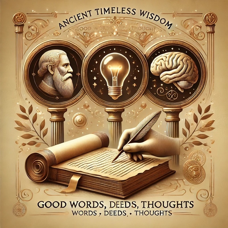 Timeless Wisdom: Good Words, Deeds, Thoughts